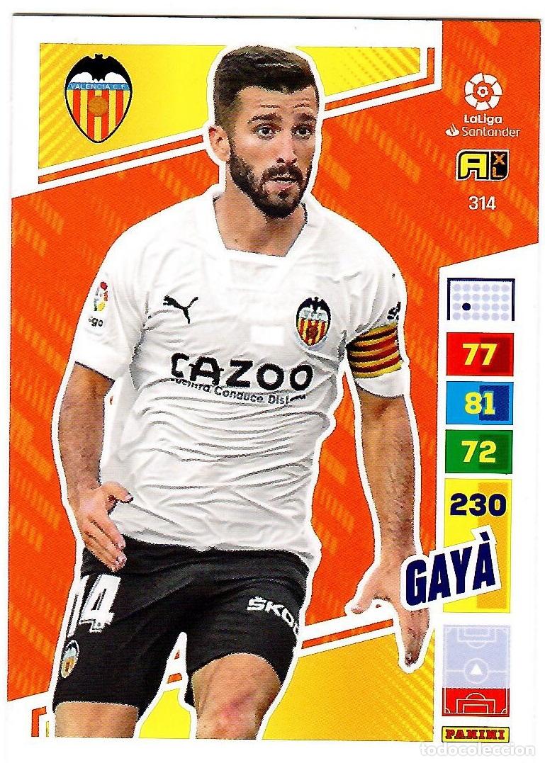 Cromos de f&uacute;tbol: Gaya (Valencia), n&ordm; 314: Cromo del album de futbol Adrenalyn 2022-23