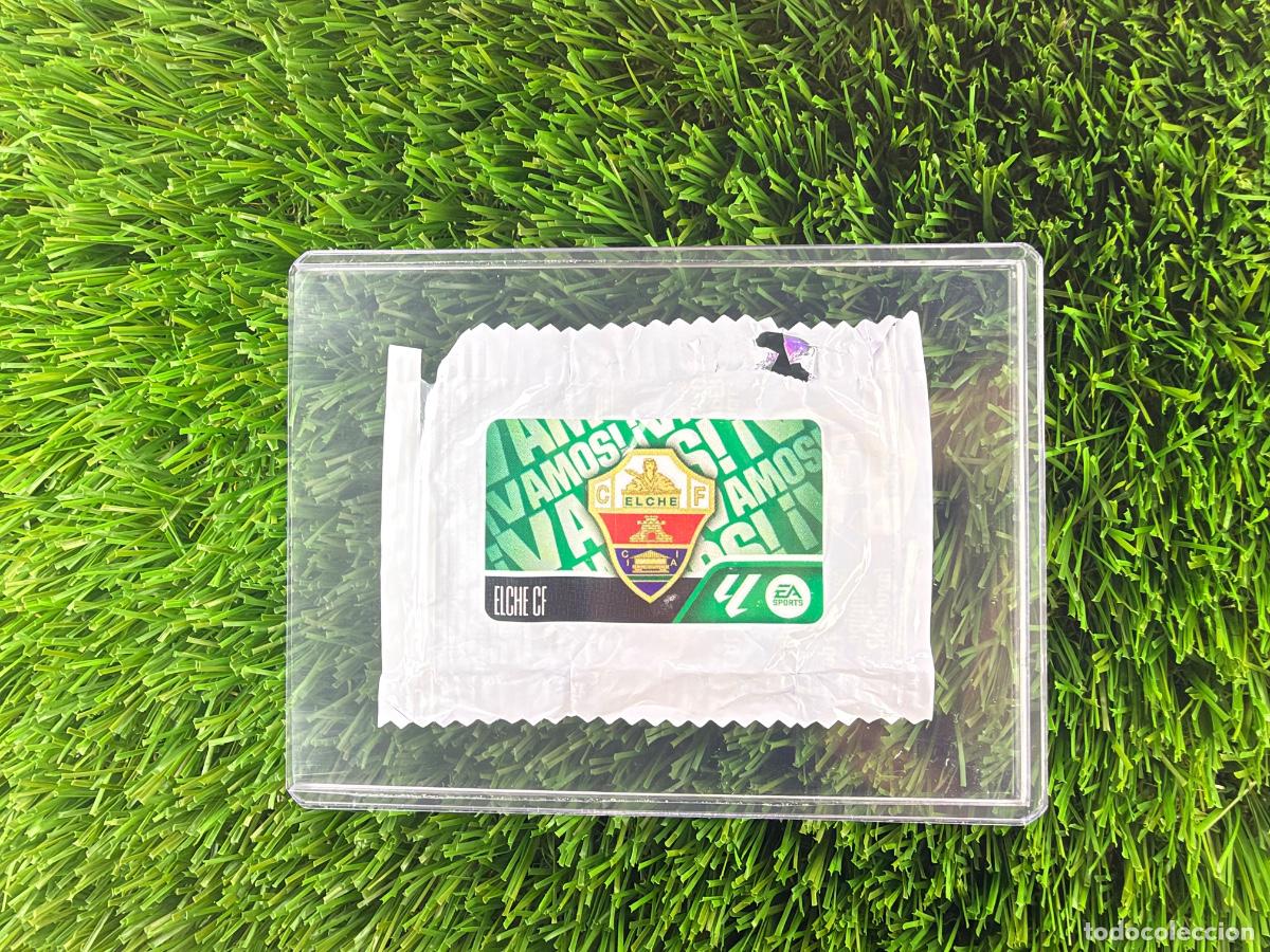 Cromos de f&uacute;tbol: Escudo Elche CF &iexcl;Vamos! Chicles Liga 26 27
