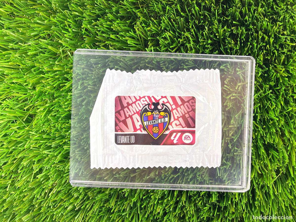Cromos de f&uacute;tbol: Escudo Levante UD &iexcl;Vamos! Chicles Liga 26 27