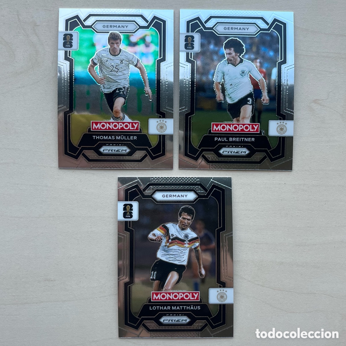 Cromos de f&uacute;tbol: Lote Alemania Prizm Monopoly Mundial 2026