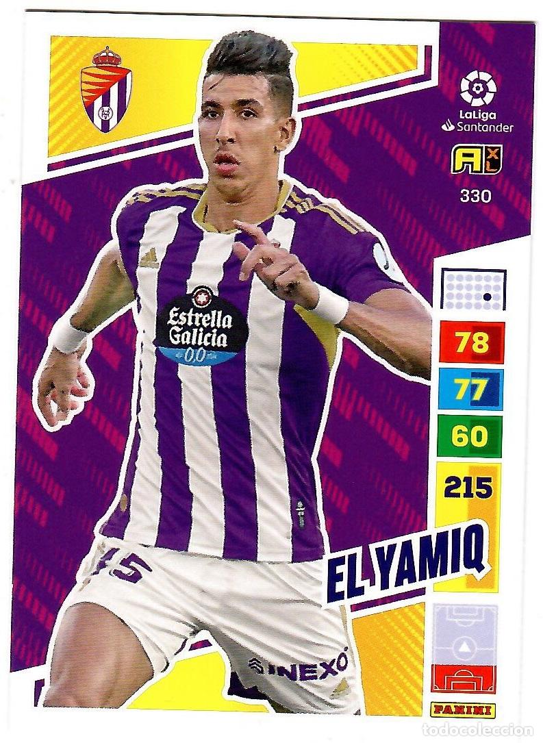 Cromos de f&uacute;tbol: El Yamiq (Valladolid), n&ordm; 330: Cromo del album de futbol Adrenalyn 2022-23