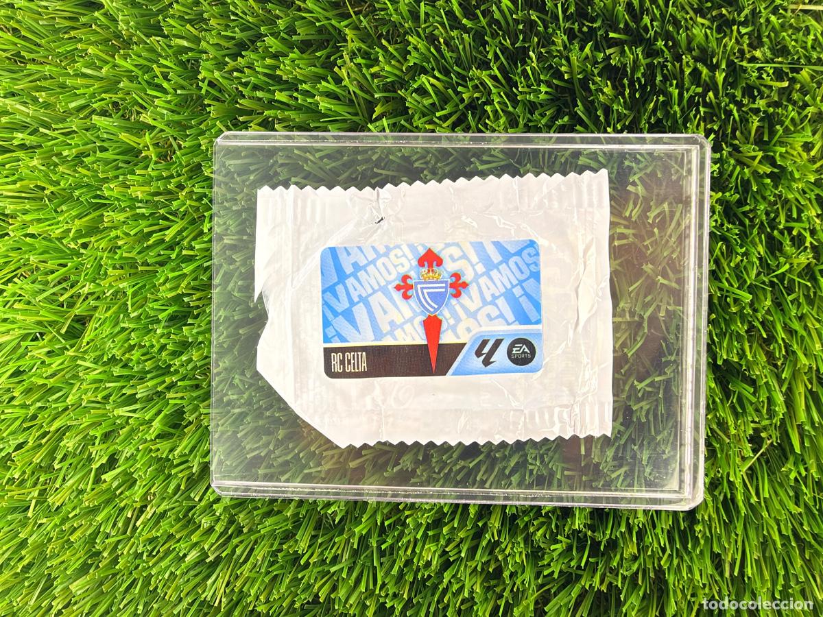 Cromos de f&uacute;tbol: Escudo RC Celta &iexcl;Vamos! Chicles Liga 26 27