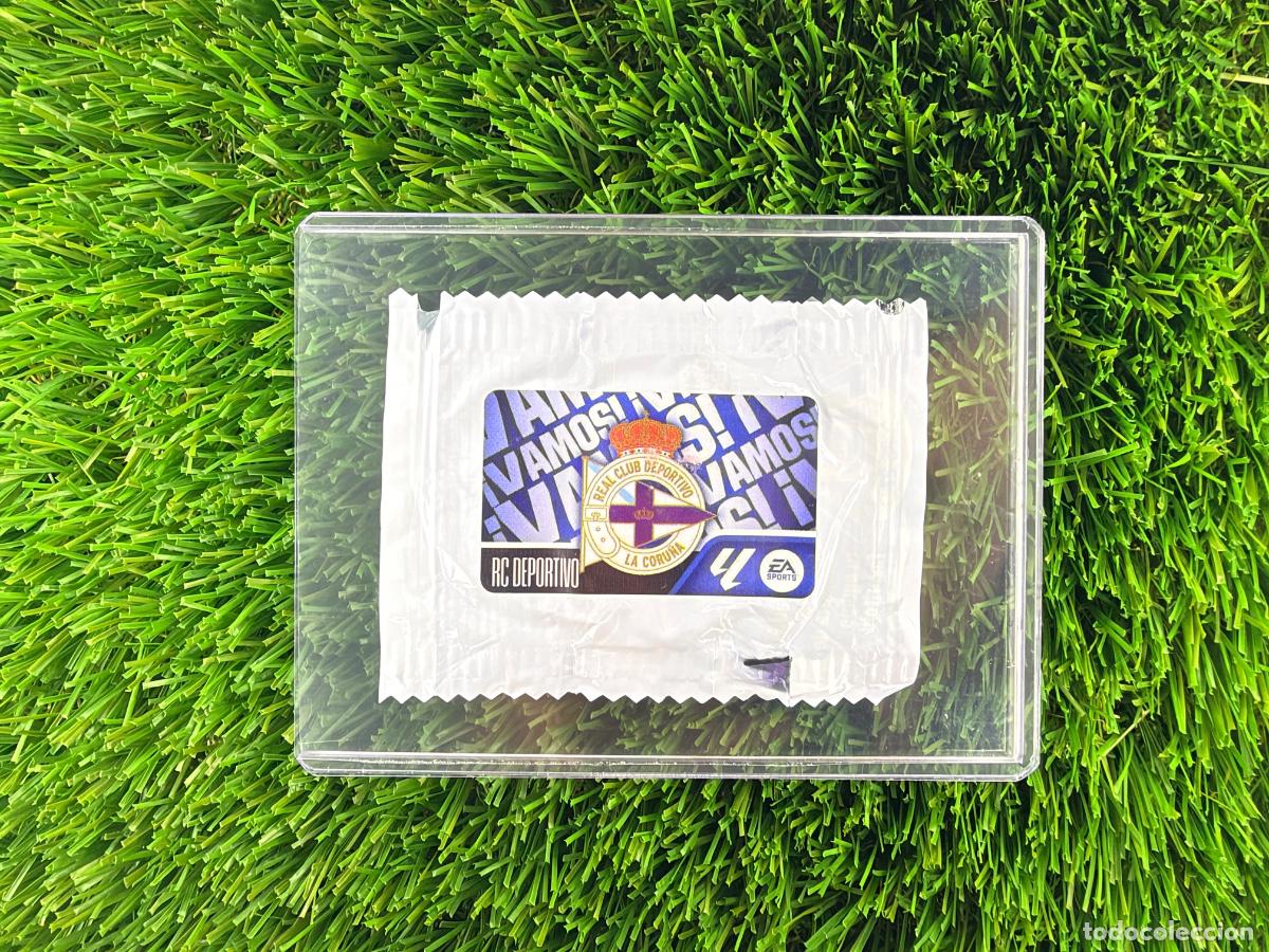 Cromos de f&uacute;tbol: Escudo RC Deportivo &iexcl;Vamos! Chicles Liga 26 27