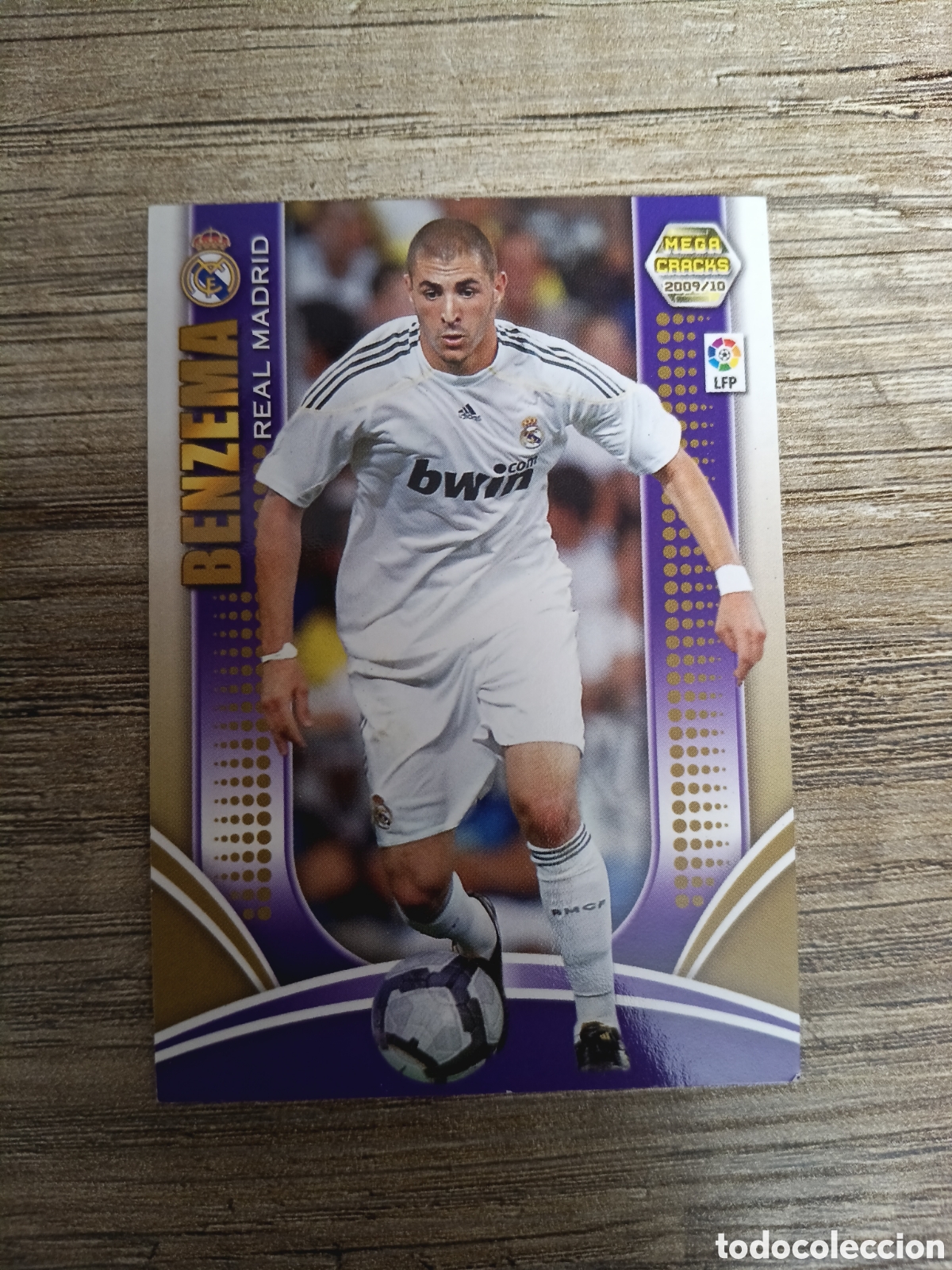 Cromos de f&uacute;tbol: MEGACRACKS 09/10 N&deg; 143 REAL MADRID KARIM BENZEMA