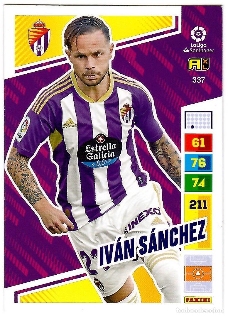 Cartes &agrave; collectionner de Football: Ivan Sanchez (Valladolid), n&ordm; 337: Cromo del album de futbol Adrenalyn 2022-23
