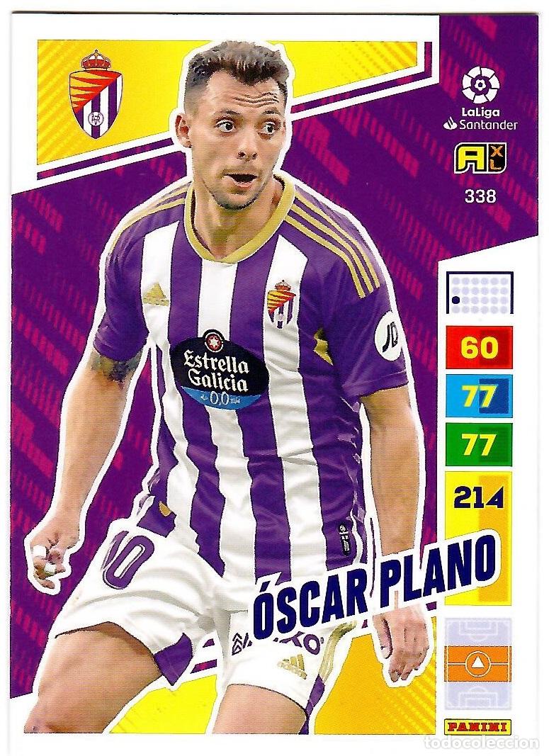 Cartes &agrave; collectionner de Football: Oscar Plano (Valladolid), n&ordm; 338: Cromo del album de futbol Adrenalyn 2022-23