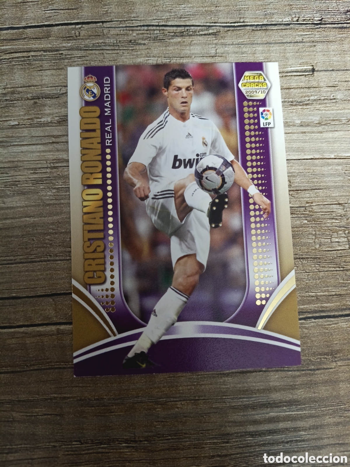 Cromos de f&uacute;tbol: MEGACRACKS 09/10 N&deg; 141 REAL MADRID CRISTIANO RONALDO