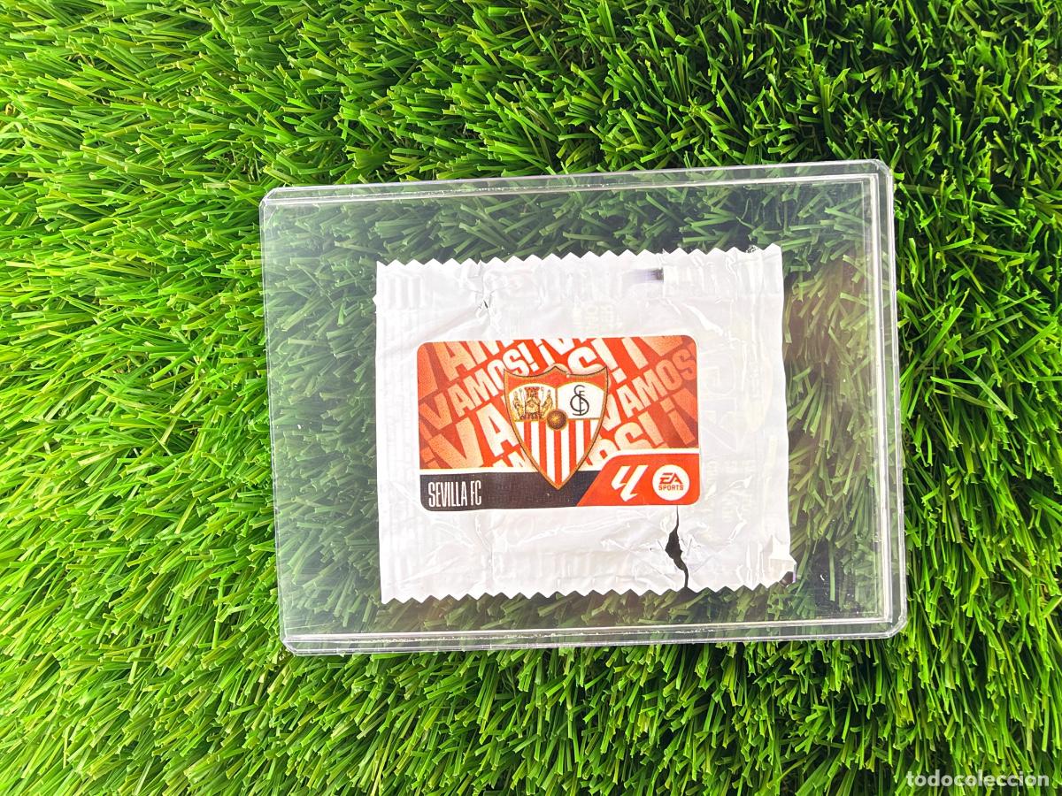 Cromos de f&uacute;tbol: Escudo Sevilla FC &iexcl;Vamos! Chicles Liga 26 27