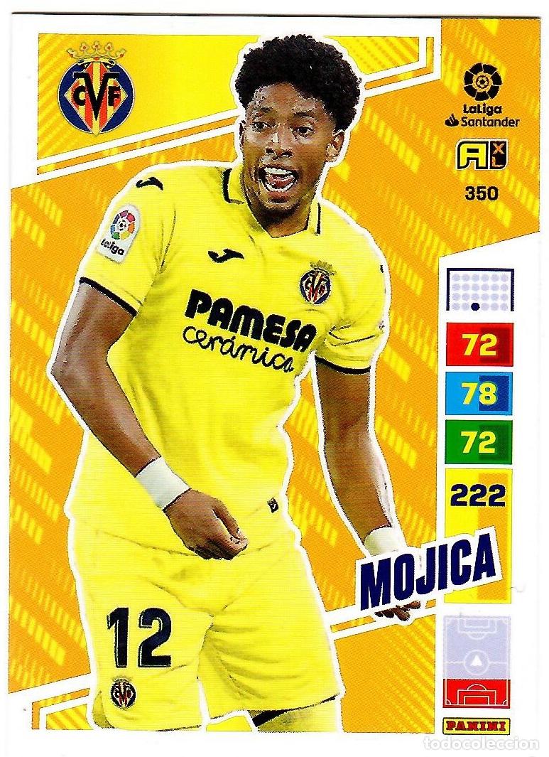 Cromos de f&uacute;tbol: Mojica (Villarreal), n&ordm; 350: Cromo del album de futbol Adrenalyn 2022-23