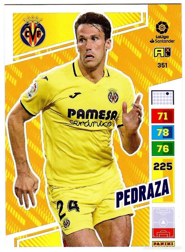 Cromos de f&uacute;tbol: Pedraza (Villarreal), n&ordm; 351: Cromo del album de futbol Adrenalyn 2022-23