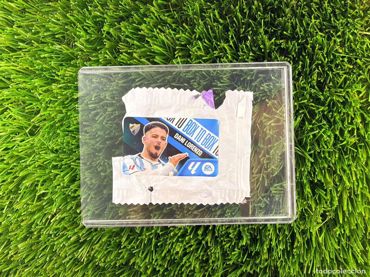 Cromos de f&uacute;tbol: Dani Lorenzo Box to Box M&aacute;laga CF Chicles Liga 26 27