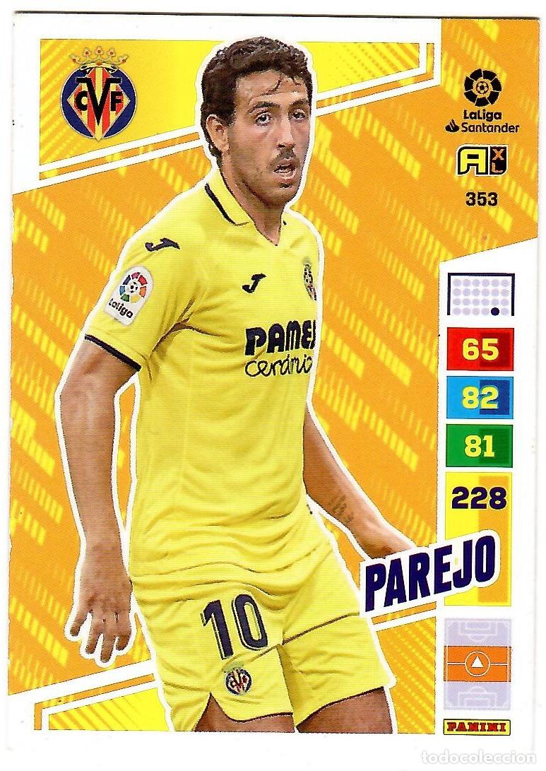 Cromos de f&uacute;tbol: Parejo (Villarreal), n&ordm; 353: Cromo del album de futbol Adrenalyn 2022-23