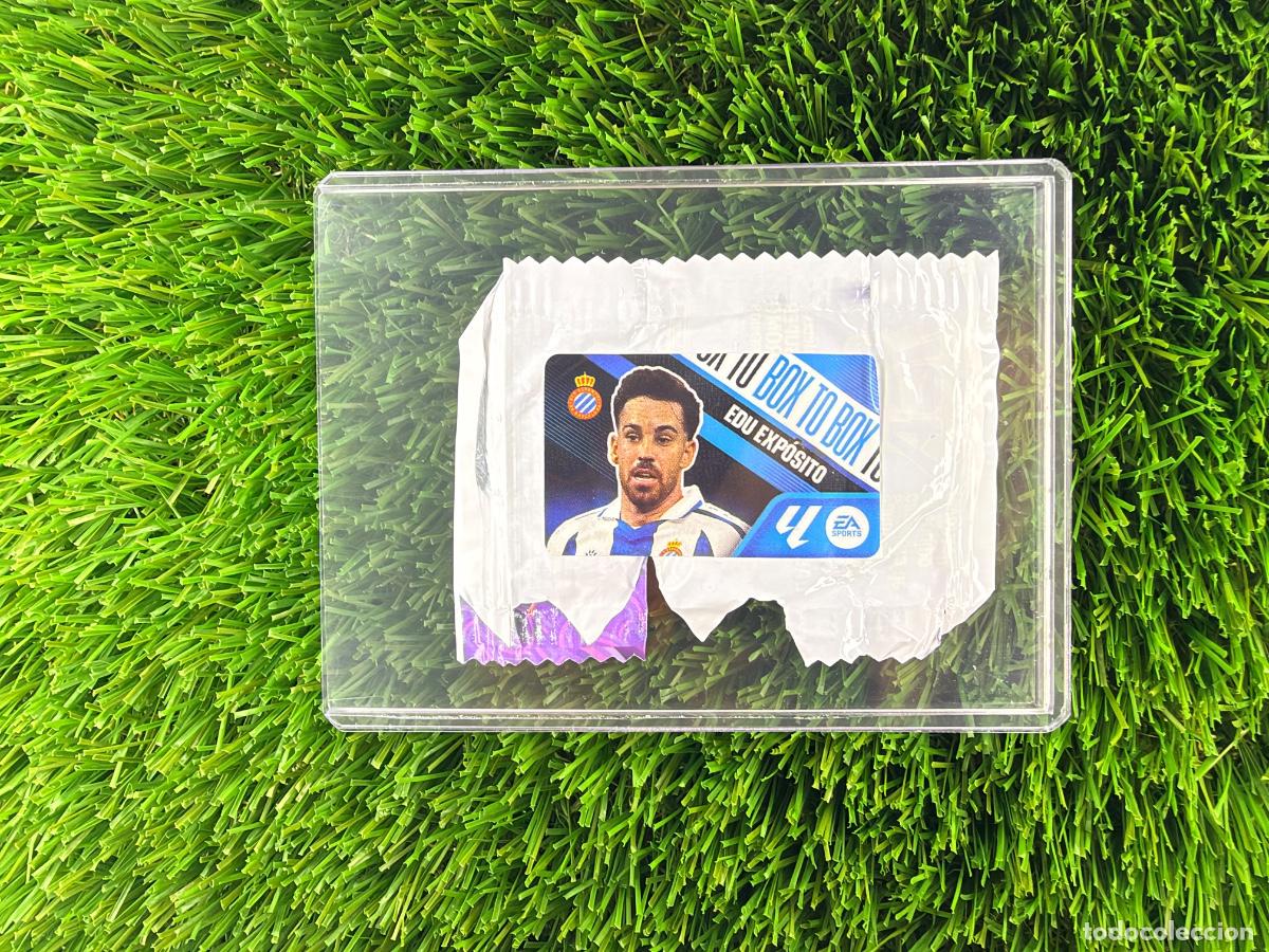 Cromos de f&uacute;tbol: Edu Exp&oacute;sito Box to Box RCD Espanyol Chicles Liga 26 27