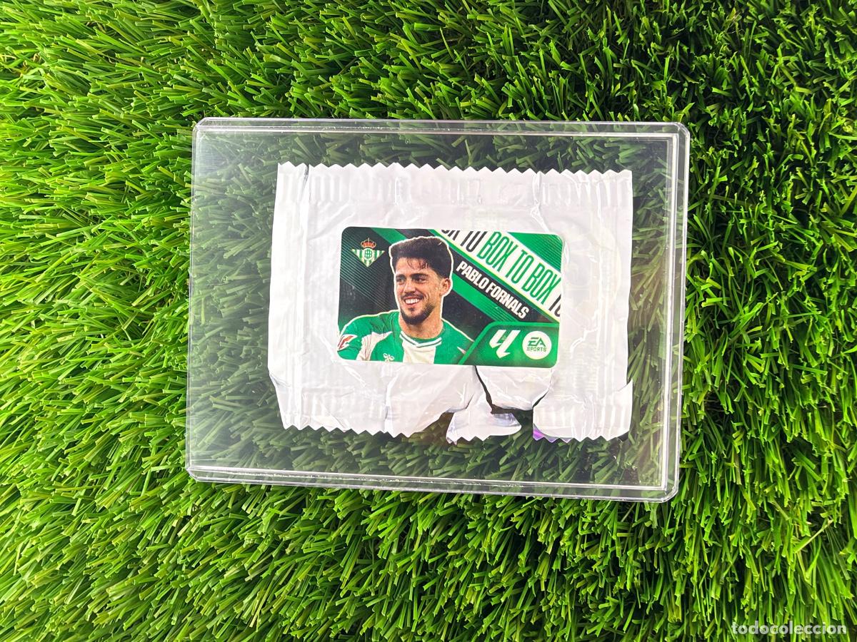 Cromos de f&uacute;tbol: Pablo Fornals Box to Box Real Betis Chicles Liga 26 27