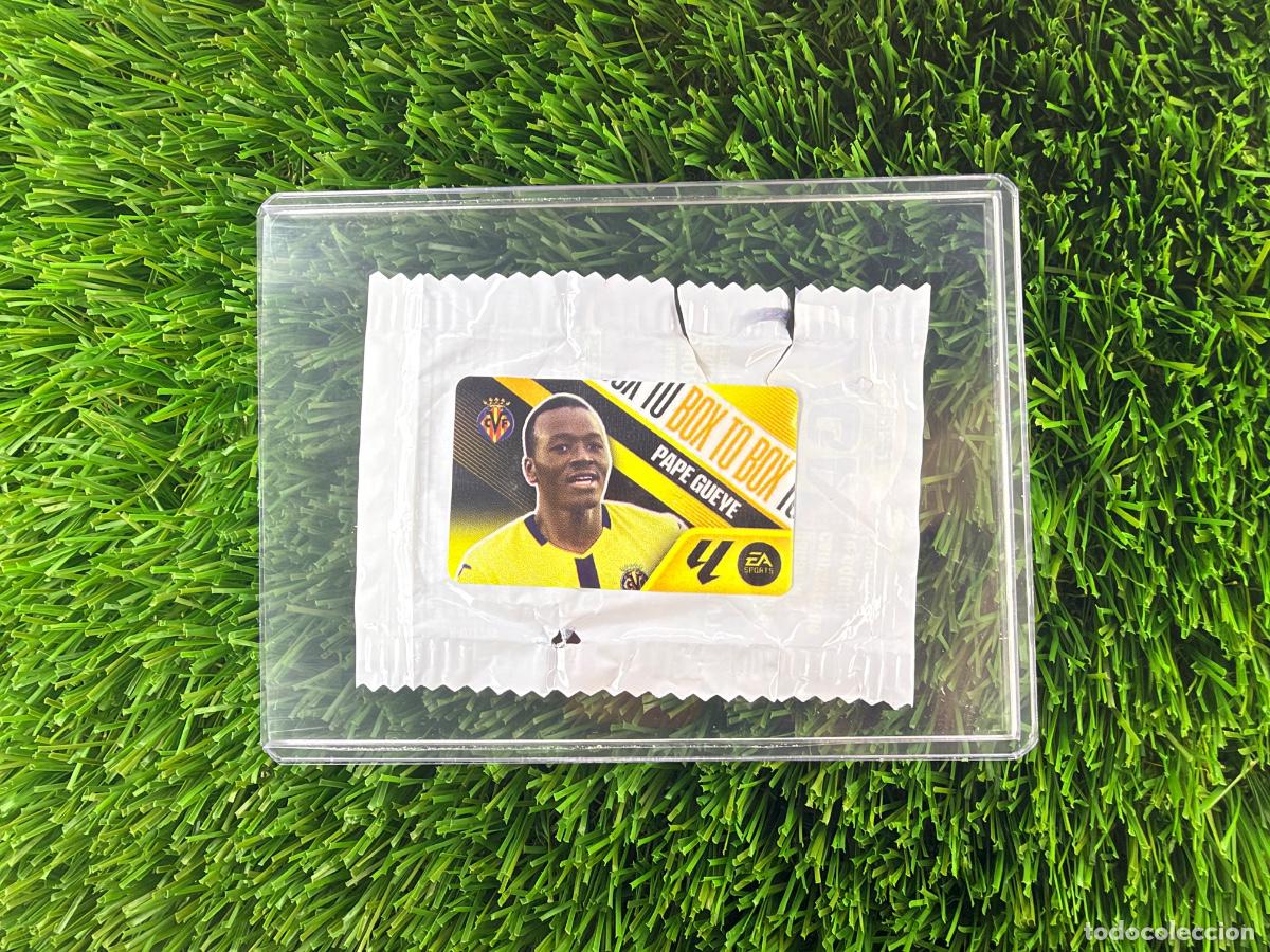Cromos de f&uacute;tbol: Pape Gueye Box to Box Villarreal CF Chicles Liga 26 27