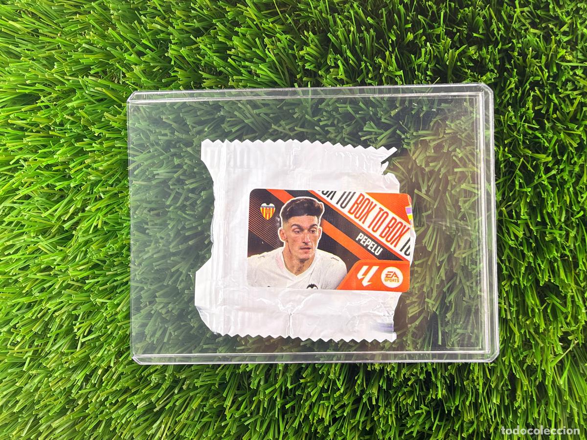 Cromos de f&uacute;tbol: Pepelu Box to Box Valencia CF Chicles Liga 26 27