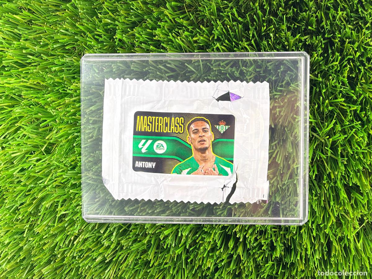 Cromos de f&uacute;tbol: Antony Masterclass Real Betis Chicles Liga 26 27
