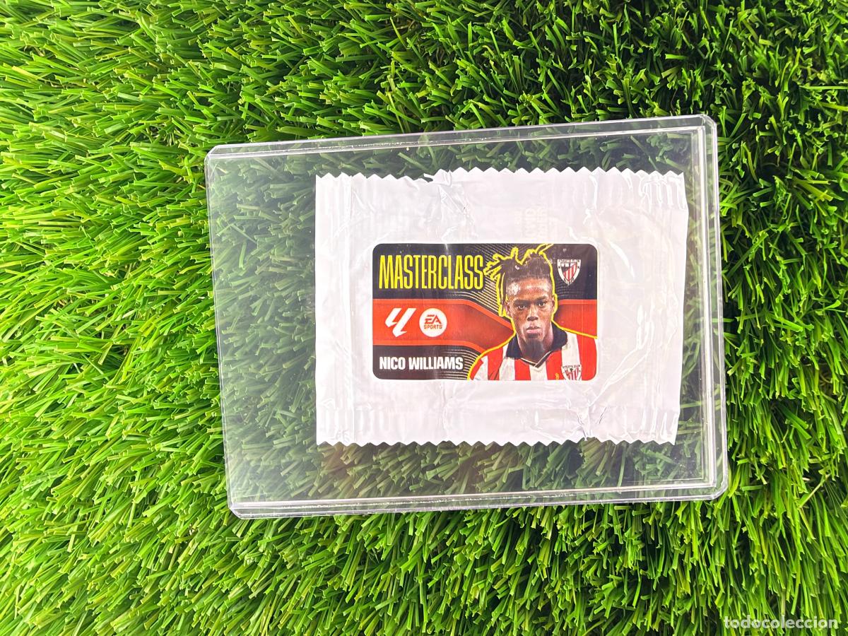 Cromos de f&uacute;tbol: Nico Williams Masterclass Athletic Club Chicles Liga 26 27