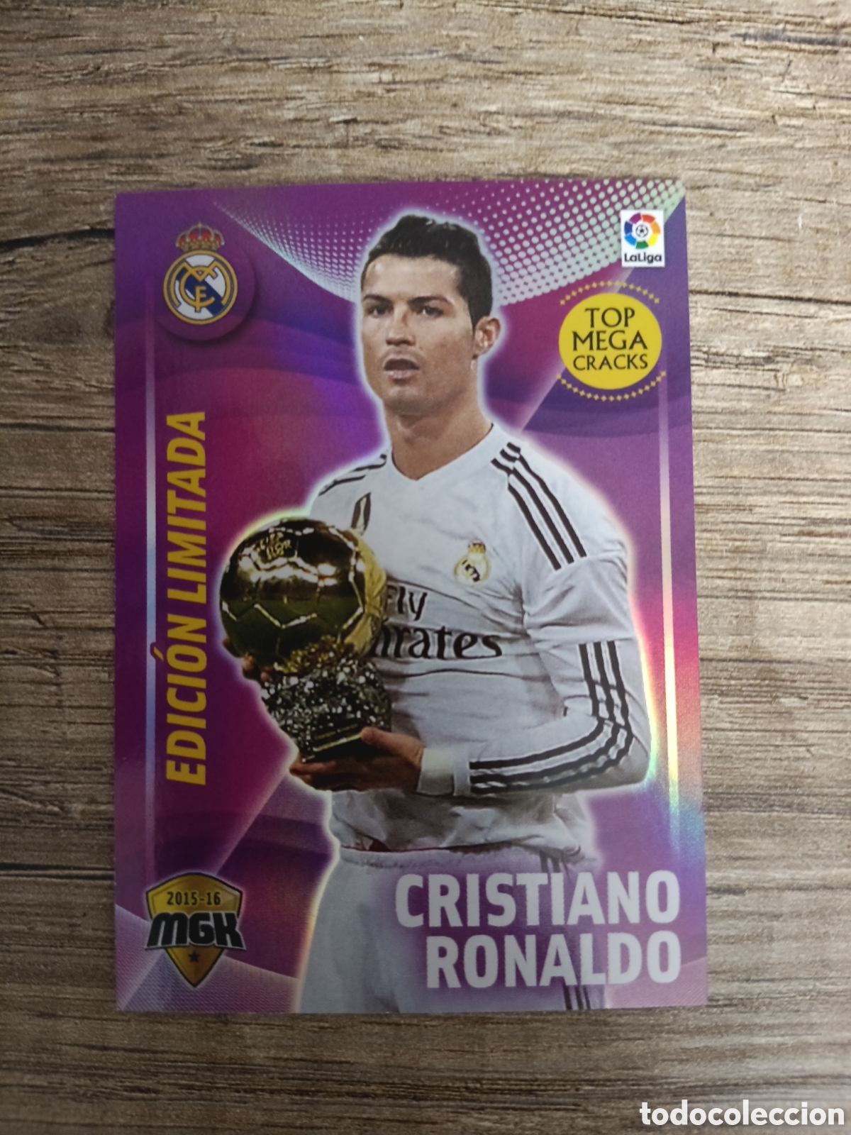 Cromos de f&uacute;tbol: MEGACRACKS 15/16 N&deg; 345 B REAL MADRID CRISTIANO RONALDO