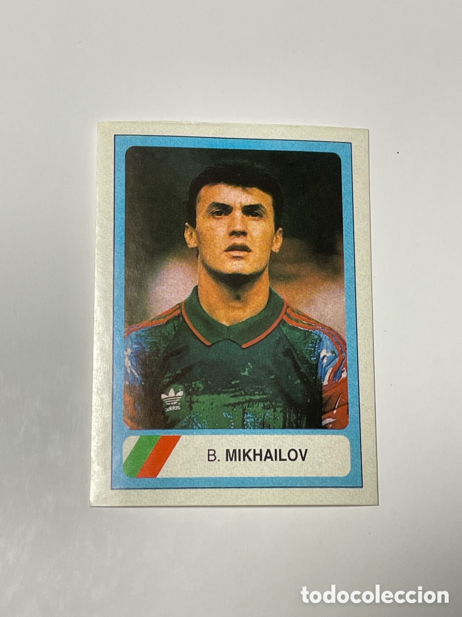 Cromos de f&uacute;tbol: Borislav Mikhailov Bulgaria Ed. Estadio USA 94 #107