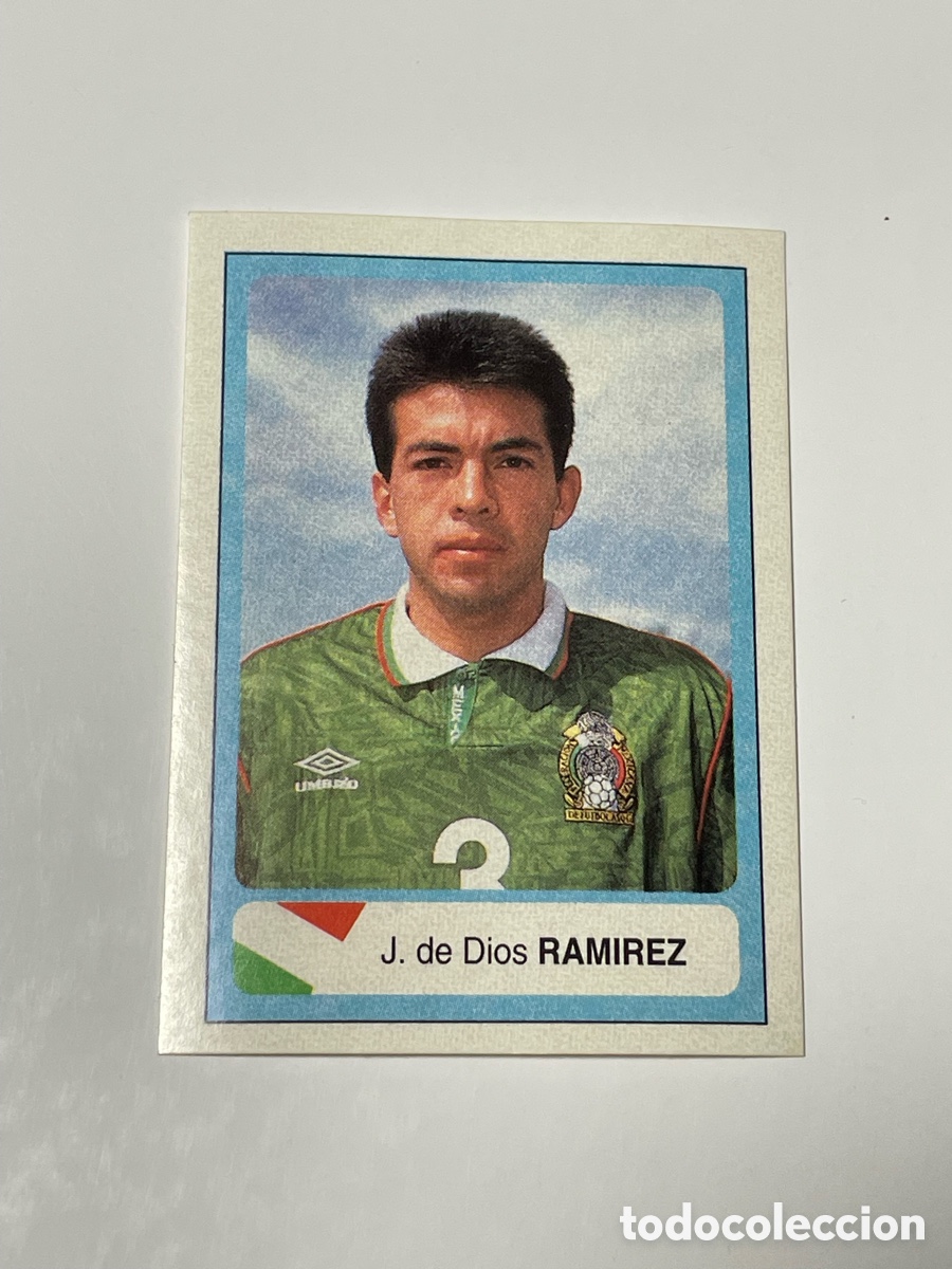 Cromos de f&uacute;tbol: Juan de Dios Ramirez M&eacute;xico Ed. Estadio USA 94 #304
