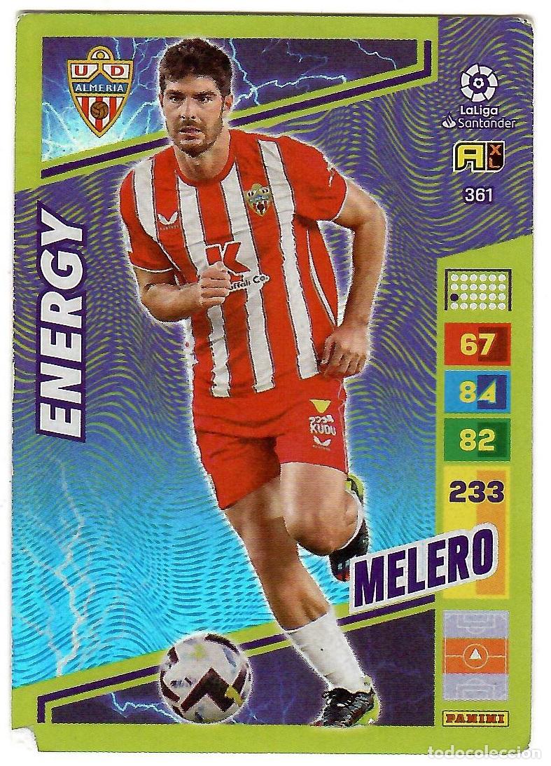 Cromos de f&uacute;tbol: Melero (Energy), n&ordm; 361: Cromo del album de futbol Adrenalyn 2022-23
