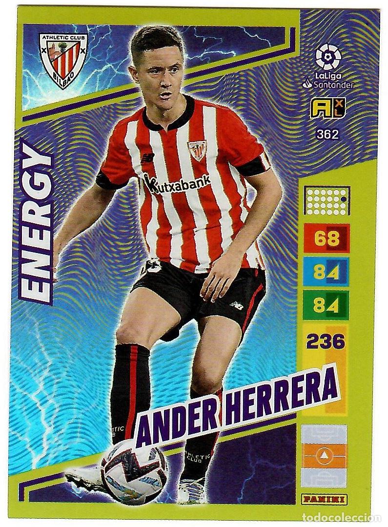 Cromos de f&uacute;tbol: Ander Herrera (Energy), n&ordm; 362: Cromo del album de futbol Adrenalyn 2022-23