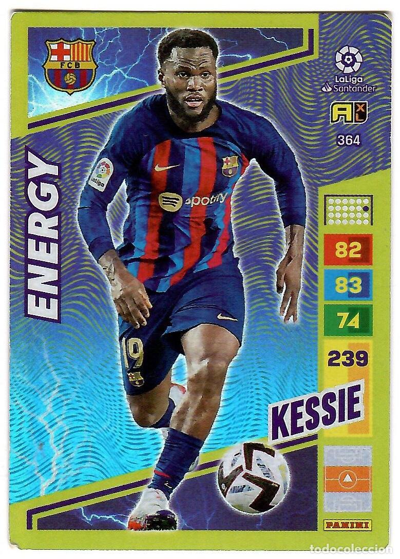 Cromos de f&uacute;tbol: Kessie (Energy), n&ordm; 364: Cromo del album de futbol Adrenalyn 2022-23