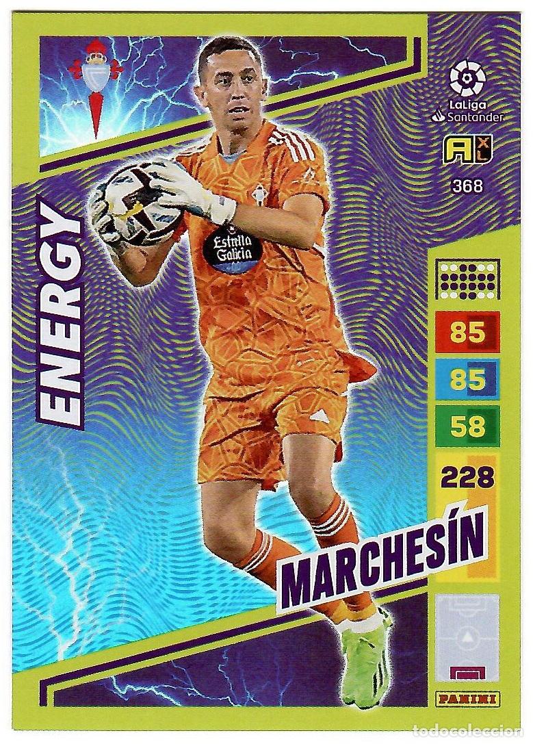 Cromos de f&uacute;tbol: Marchesin (Energy), n&ordm; 368: Cromo del album de futbol Adrenalyn 2022-23
