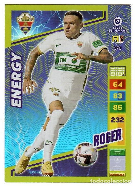 Cromos de f&uacute;tbol: Roger (Energy), n&ordm; 370: Cromo del album de futbol Adrenalyn 2022-23