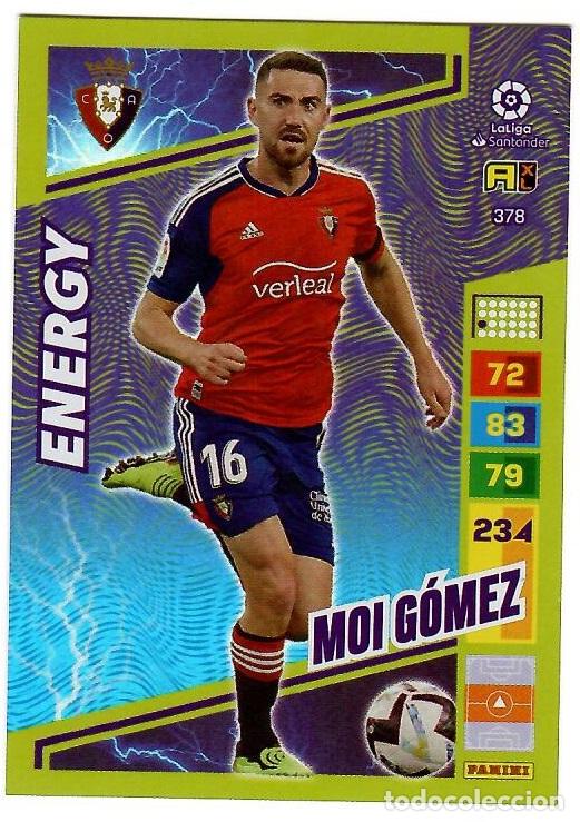 Cromos de f&uacute;tbol: Moi Gomez (Energy), n&ordm; 378: Cromo del album de futbol Adrenalyn 2022-23