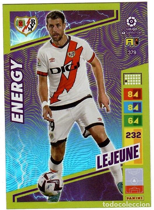 Cromos de f&uacute;tbol: Lejeune (Energy), n&ordm; 379: Cromo del album de futbol Adrenalyn 2022-23