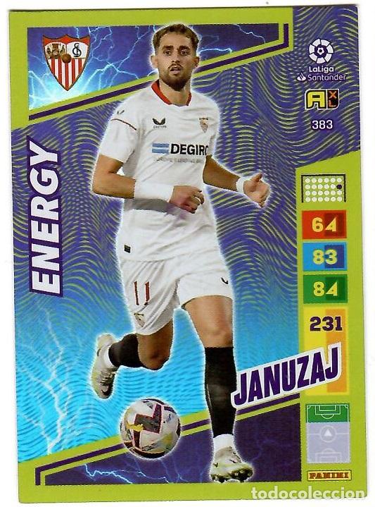 Cromos de f&uacute;tbol: Januzaj (Energy), n&ordm; 383: Cromo del album de futbol Adrenalyn 2022-23
