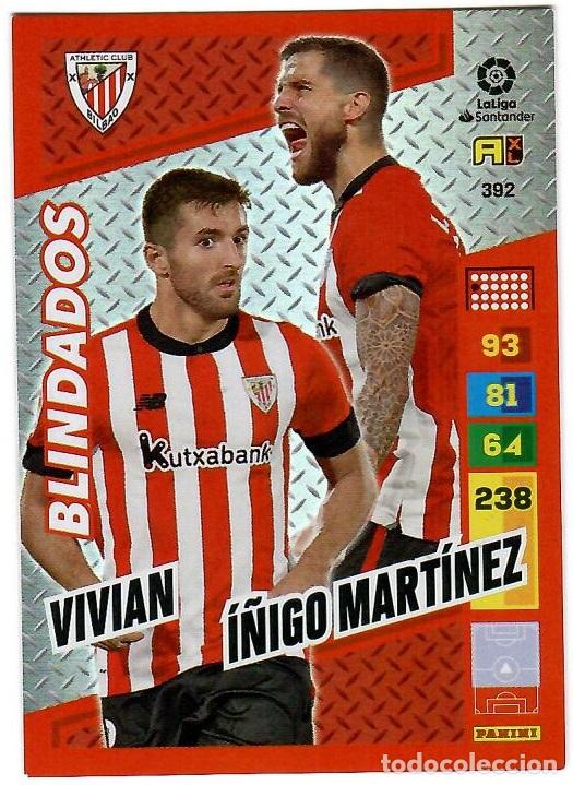 Cromos de f&uacute;tbol: Vivian, I&ntilde;igo Martinez (Blindados), n&ordm; 392: Cromo del album de futbol Adrenalyn 2022-23