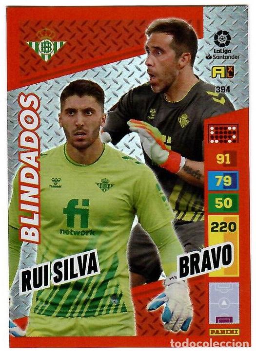 Cromos de f&uacute;tbol: Rui Silva, Bravo (Blindados), n&ordm; 394: Cromo del album de futbol Adrenalyn 2022-23