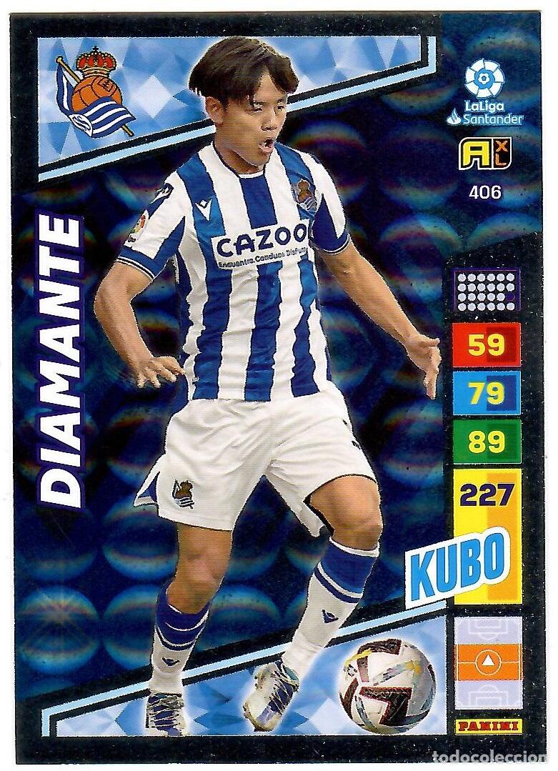 Cromos de f&uacute;tbol: Kubo (Diamante), n&ordm; 406: Cromo del album de futbol Adrenalyn 2022-23