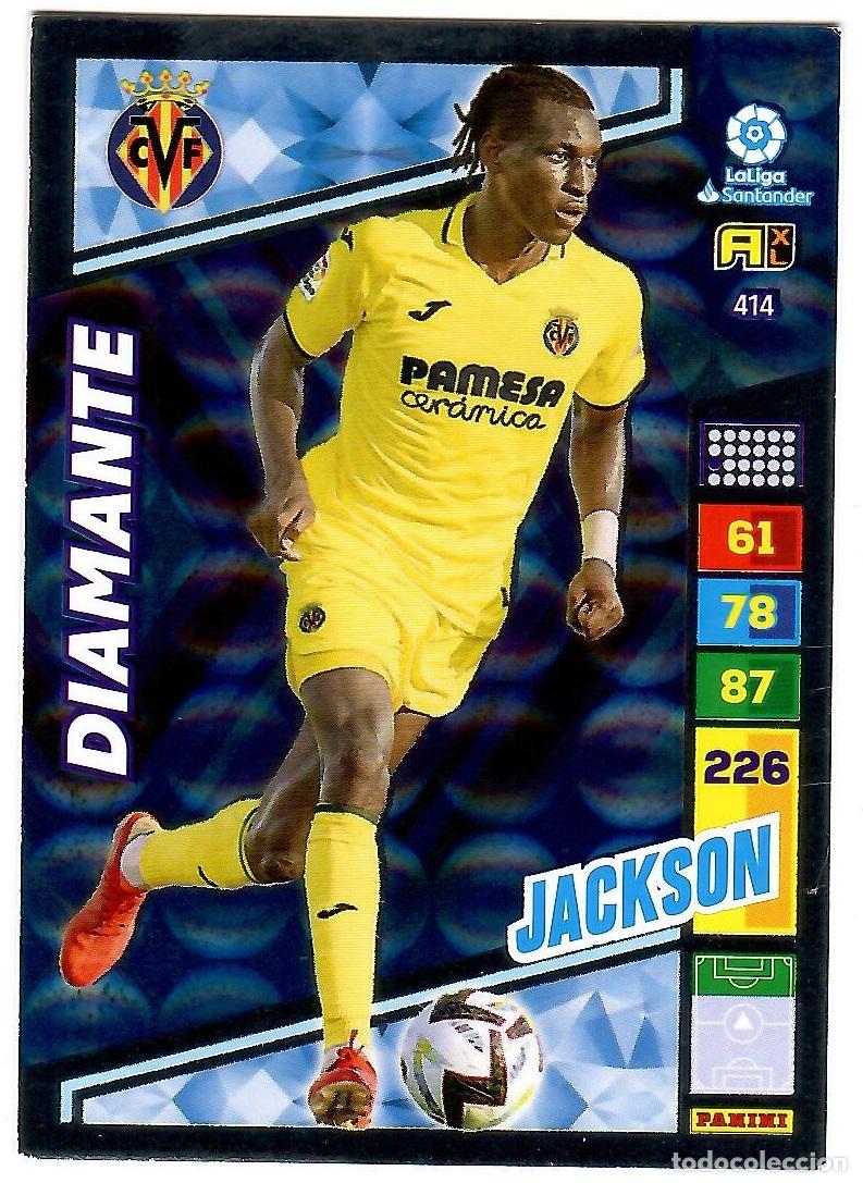 Cromos de f&uacute;tbol: Jackson (Diamante), n&ordm; 414: Cromo del album de futbol Adrenalyn 2022-23