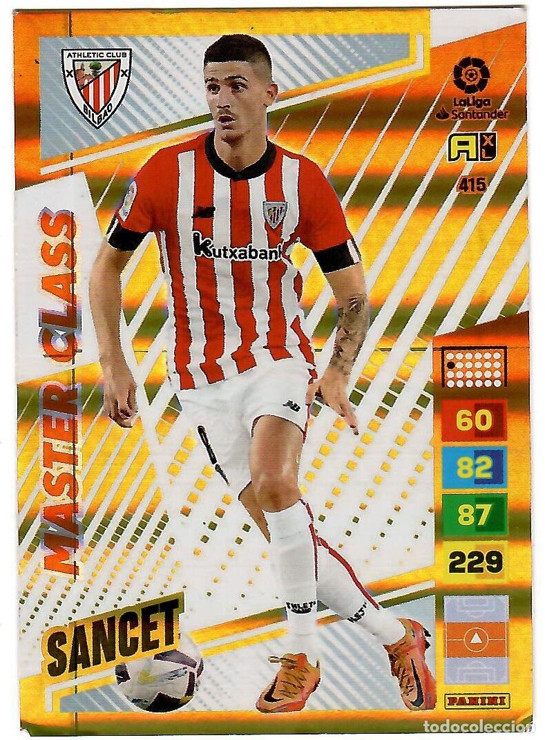 Cromos de f&uacute;tbol: Sancet (Master Class), n&ordm; 415: Cromo del album de futbol Adrenalyn 2022-23