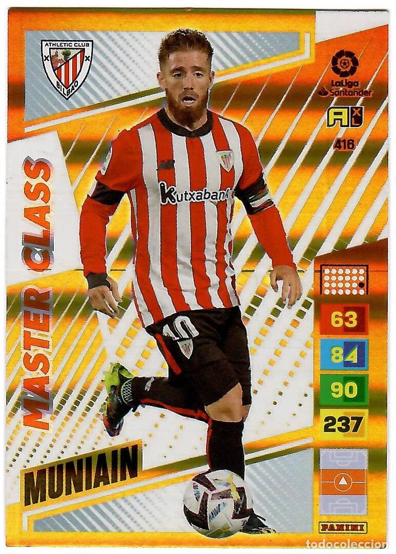 Cromos de f&uacute;tbol: Muniain (Master Class), n&ordm; 416: Cromo del album de futbol Adrenalyn 2022-23