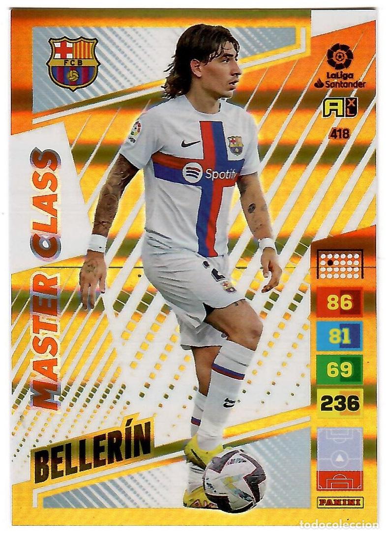 Cromos de f&uacute;tbol: Bellerin (Master Class), n&ordm; 418: Cromo del album de futbol Adrenalyn 2022-23