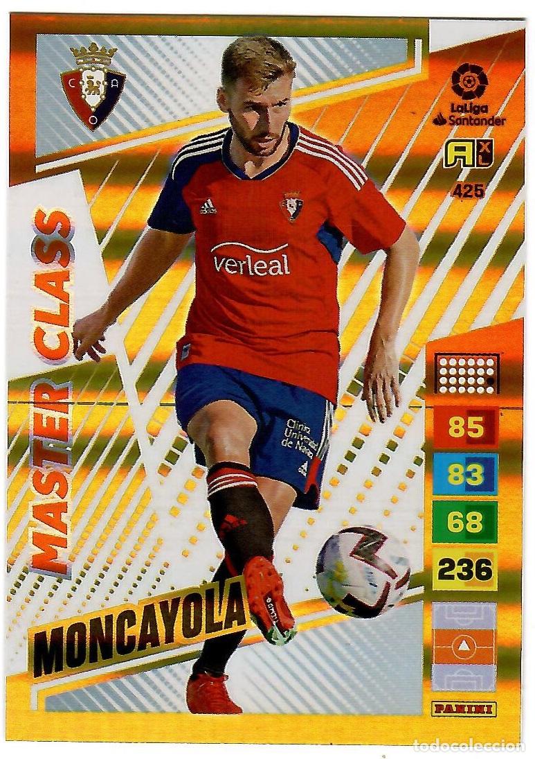 Cromos de f&uacute;tbol: Moncayola (Master Class), n&ordm; 425: Cromo del album de futbol Adrenalyn 2022-23