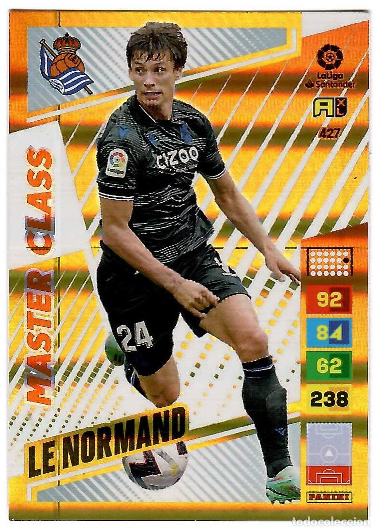 Cromos de f&uacute;tbol: Le Normand (Master Class), n&ordm; 427: Cromo del album de futbol Adrenalyn 2022-23