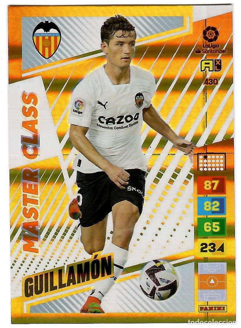 Cromos de f&uacute;tbol: Guillamon (Master Class), n&ordm; 430: Cromo del album de futbol Adrenalyn 2022-23