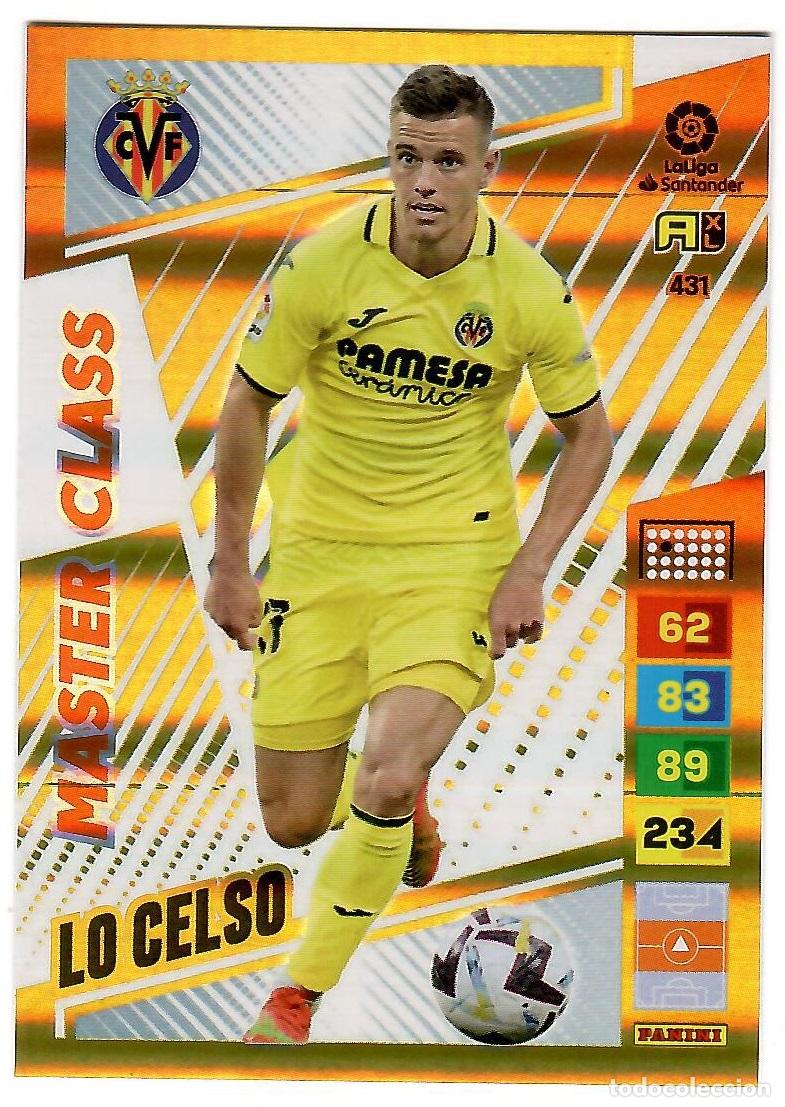 Cromos de f&uacute;tbol: Lo Celso (Master Class), n&ordm; 431: Cromo del album de futbol Adrenalyn 2022-23