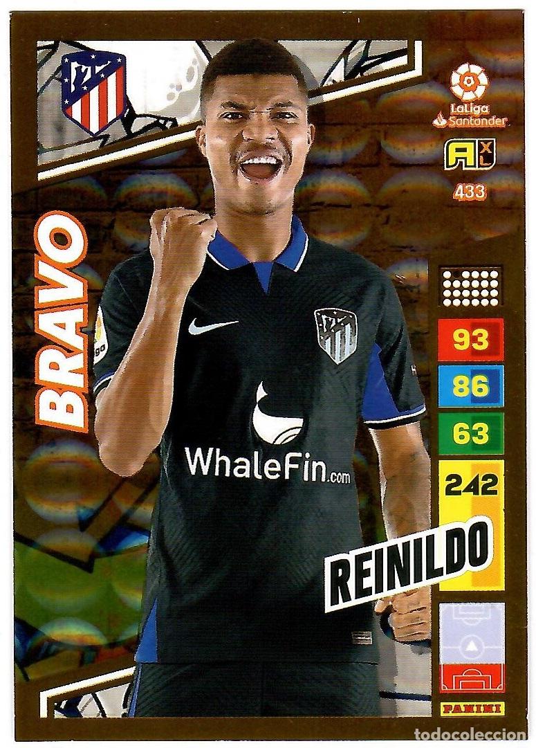 Cromos de f&uacute;tbol: Reinildo (Bravo), n&ordm; 433: Cromo del album de futbol Adrenalyn 2022-23