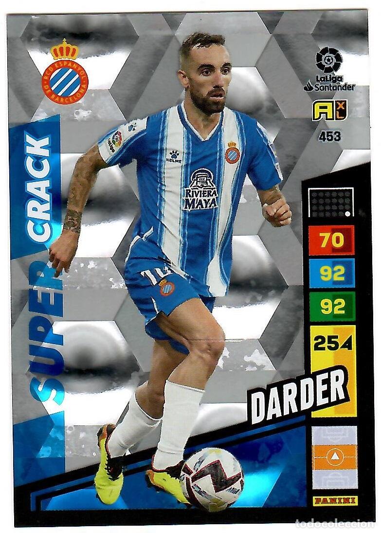 Cromos de f&uacute;tbol: Darder (Super Crack), n&ordm; 453: Cromo del album de futbol Adrenalyn 2022-23
