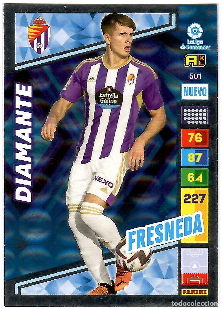 Cromos de f&uacute;tbol: Fresneda (Nuevo Diamante), n&ordm; 501: Cromo del album de futbol Adrenalyn 2022-23