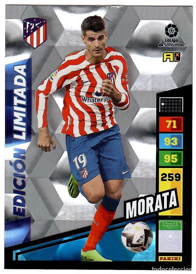 Cromos de f&uacute;tbol: Morata (Edicion Limitada): Cromo del album de futbol Adrenalyn 2022-23