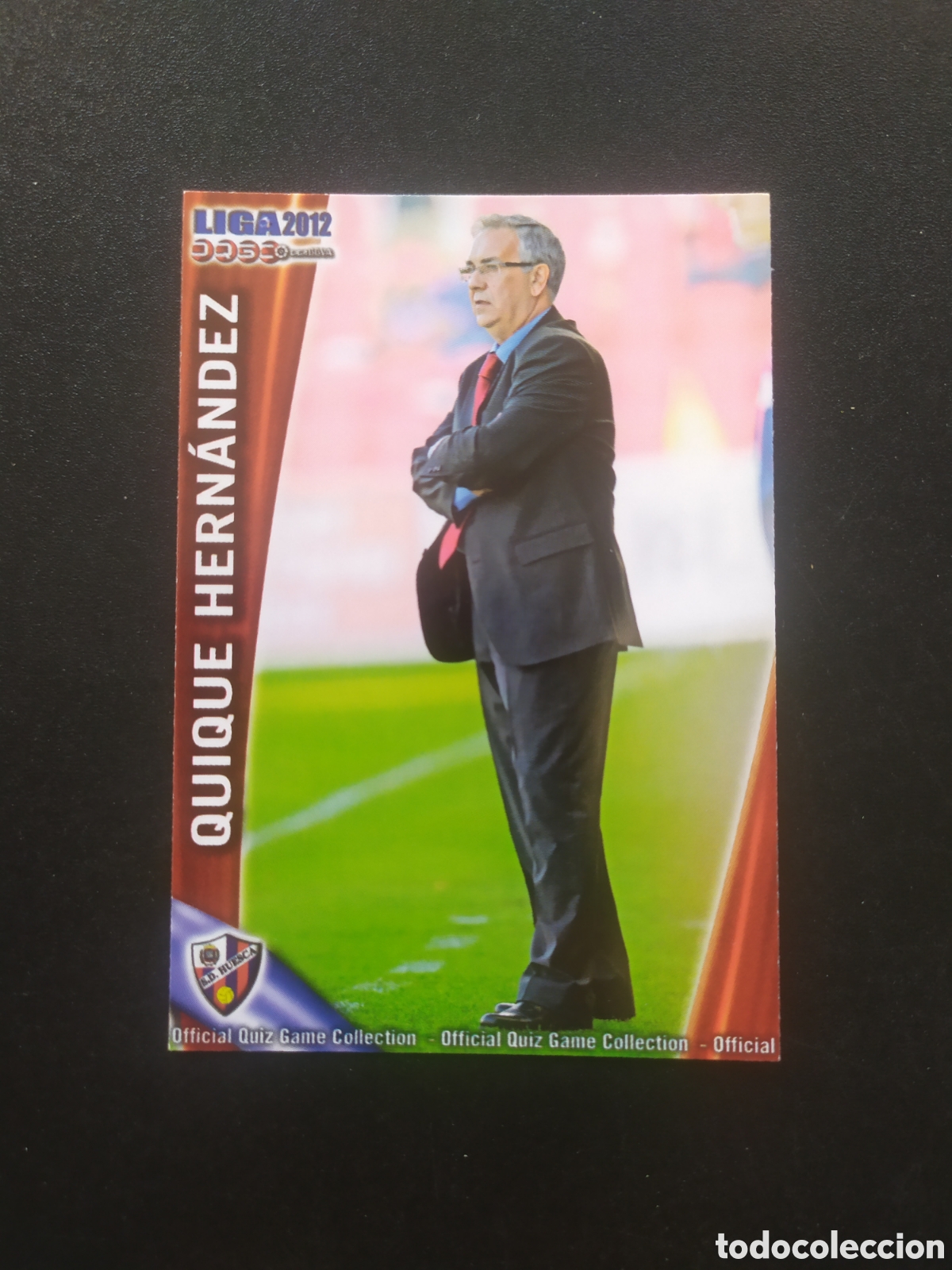 Cromos de f&uacute;tbol: Mundicromo fichas Liga 2011 2012 11 12 Quique Hern&aacute;ndez n &deg; 987 Huesca