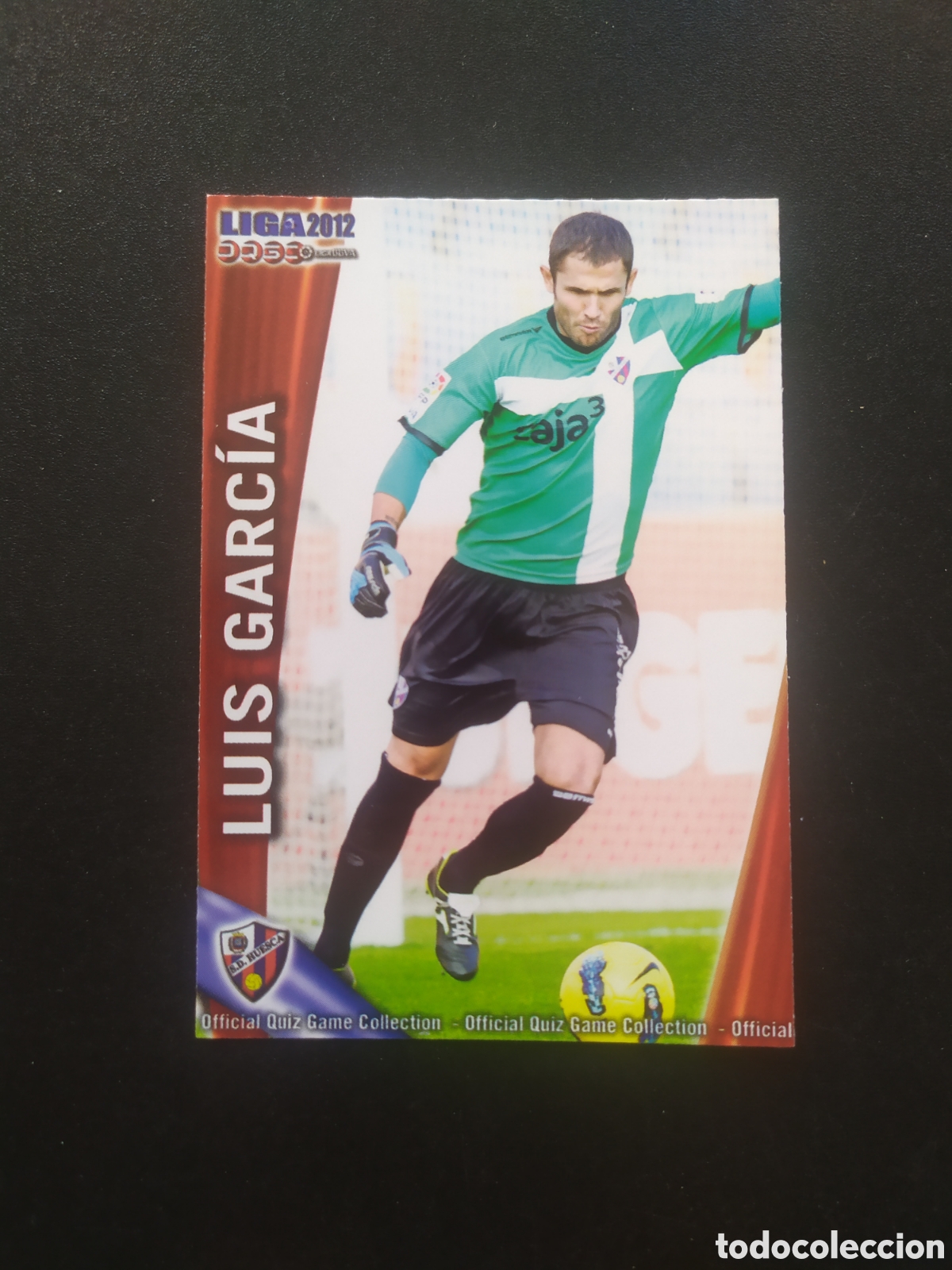 Cromos de f&uacute;tbol: Mundicromo fichas Liga 2011 2012 11 12 Luis Garc&iacute;a n &deg; 988 Huesca